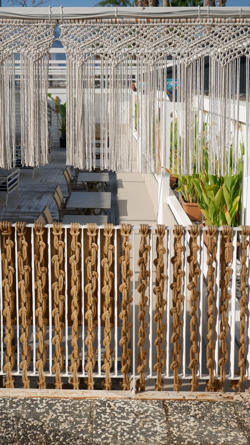 Terrasse ensoleillée